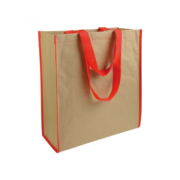 Shopper in Carta Rosso