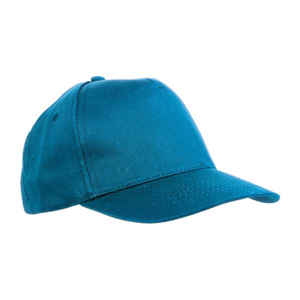 Cappello Baseball Cotone con Tricolore Azzurro