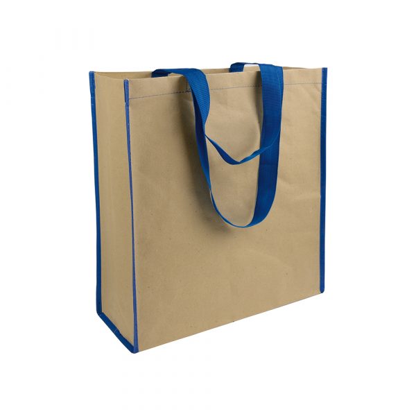 Shopper in Carta Blu