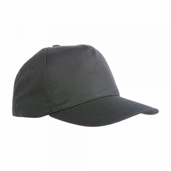 Cappello Baseball Cotone con Tricolore Nero