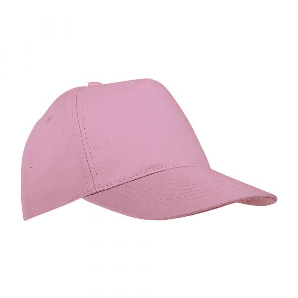 Cappello Baseball Cotone con Tricolore Rosa